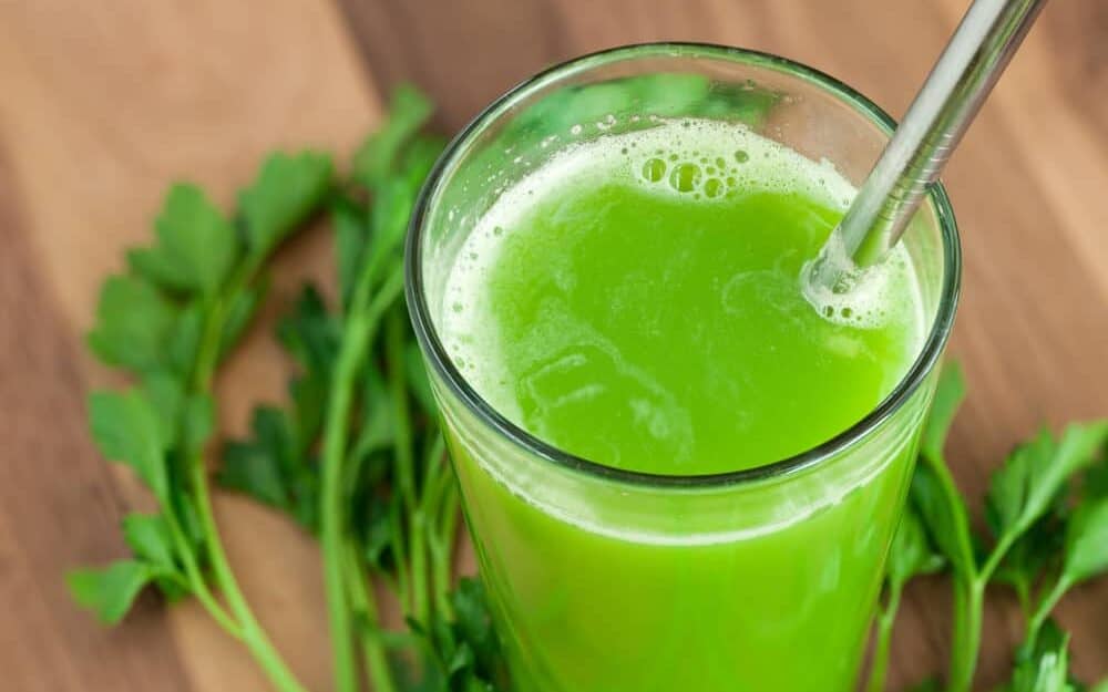 How to strain celery juice