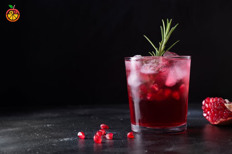Cranberry and Pomegranate Sparkling Juice