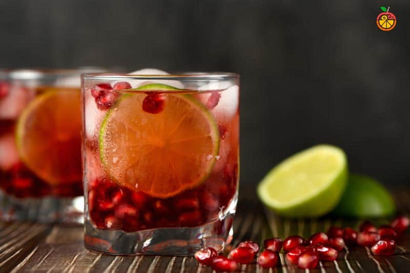 Gin and Pomegranate Tonic Juice