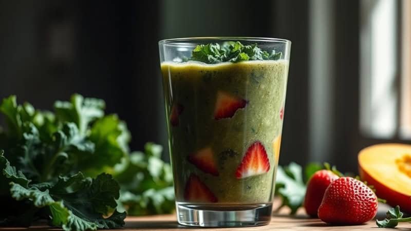 Basic kale smoothie