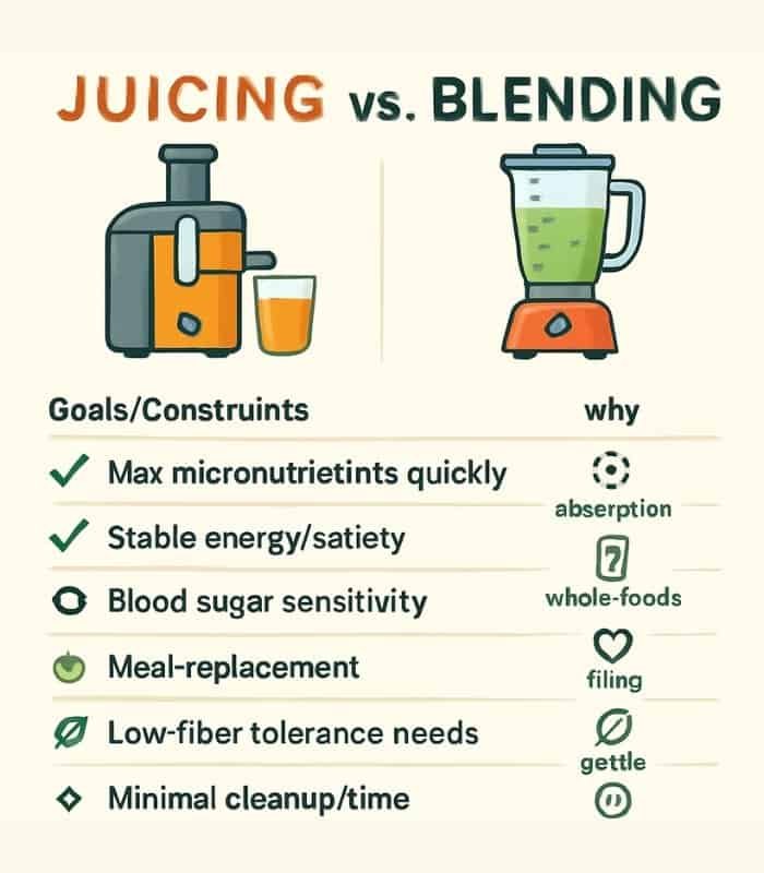 What Is Juicing? What Is Blending?