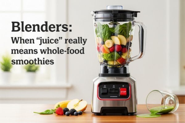 High-Speed Blenders: When “juice” really means whole-food smoothies
