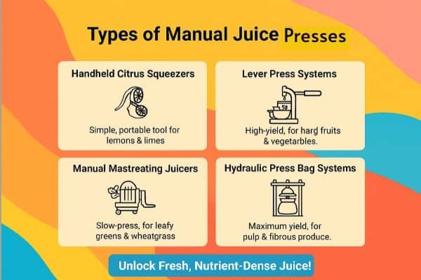 types of Manual Juice Presses